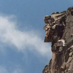 The Great Stone Face in the White Mountains of New Hampshire